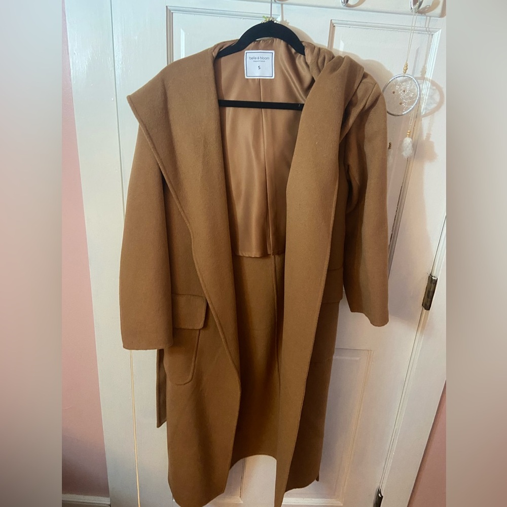 Belle & Bloom Runaway Wool Blend Robe Coat